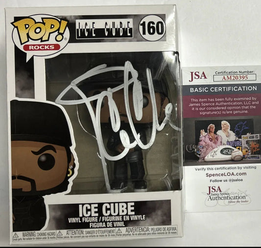 Autographed Signed Funko Pop #160 Ice Cube and The Signature is Authenticated by JSA ✅