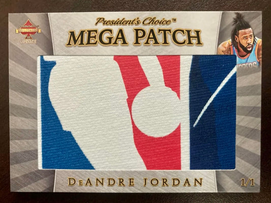 1 of 1 Rare DeAndre Jordan Clippers President's Choice Mega Patch Solitaire 2.0 1/1