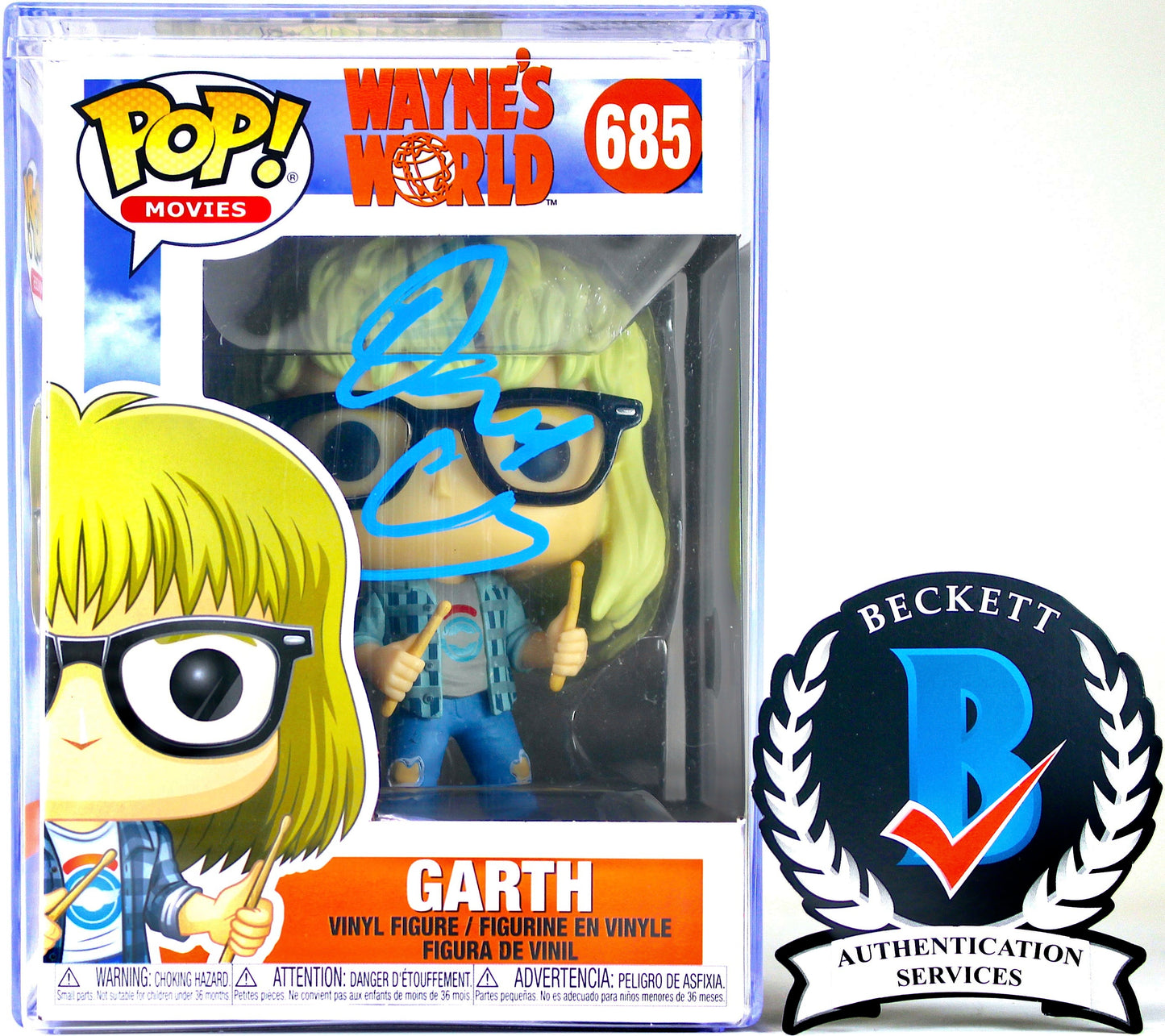 Dana Carvey Signed Funko Pop Garth #685 Wayne’s World Signature is Authenticated By Beckett ✅ - DaFunkoShop - Funko Pop! Movies