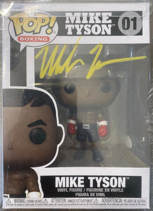 Mike Tyson Autographed Signed Funko Pop JSA