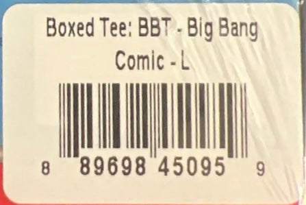 FUNKO POP SHIRT THE BIG BANG THEORY 2019 SDCC LIMITED EDITION - BAZINGA! DC - L - DaFunkoShop - Big Bang Funko Pop! Shirt