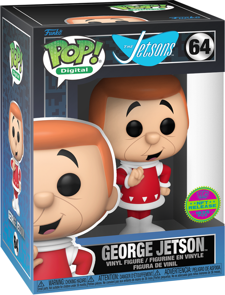 Funko Pop! Digital Hanna-Barbera The Jetsons George Jetson Legendary #64 LE 1635 - DaFunkoShop - 