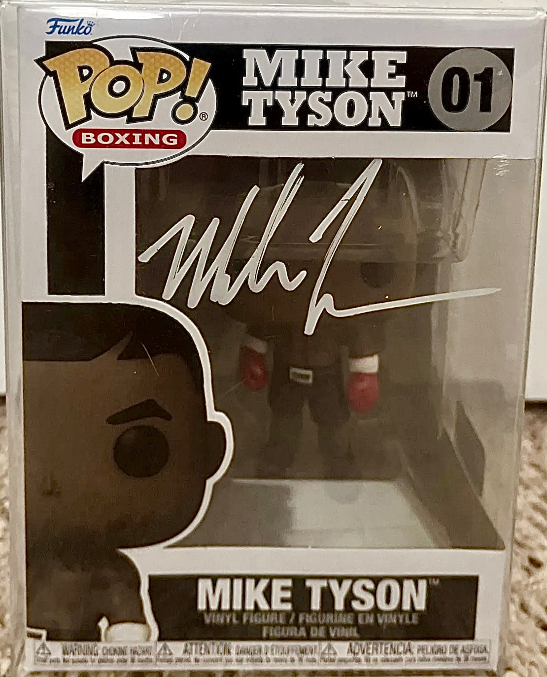 Mike Tyson Autographed Signed Funko Pop JSA