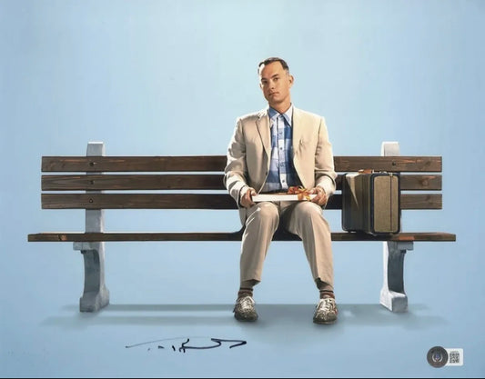 Rare Tom Hanks Signed Forrest Gump 11x14 Photo Authenticated by Beckett ✅ - DaFunkoShop - Signed Photograph