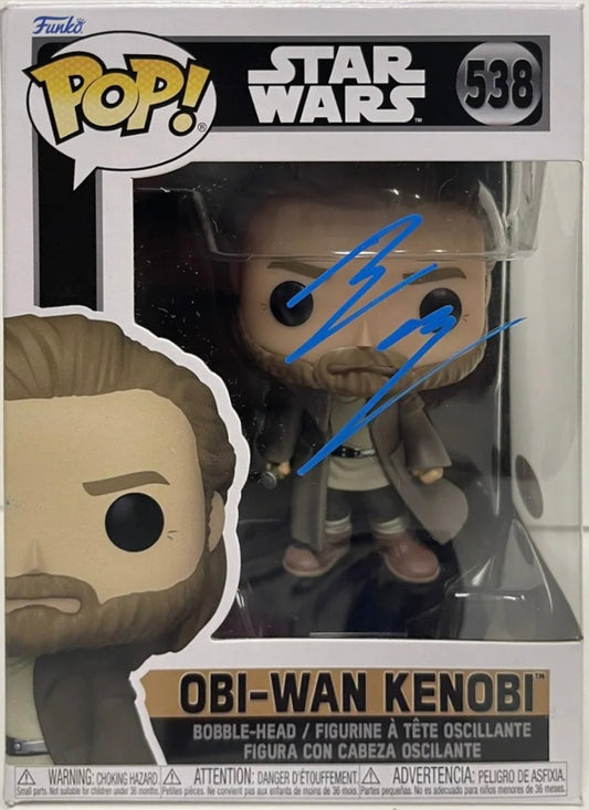 Ewan McGregor Autographed Signed Funko Pop! Obi Wan Kenobi #538 JSA COA