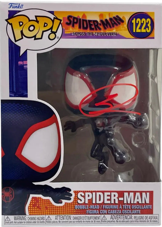 Shameik Moore signed Spider-Man #1223 Funko Pop! Across the Spider Verse Autograph is Authenticated by Beckett ✅ - DaFunkoShop - Funko Pop! Marvel