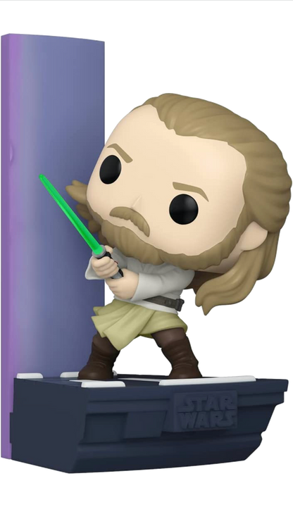 Funko Pop! Deluxe: Star Wars Duel of The Fates - Qui-Gon Jinn, #508 Exclusive, Figure 3 of 3