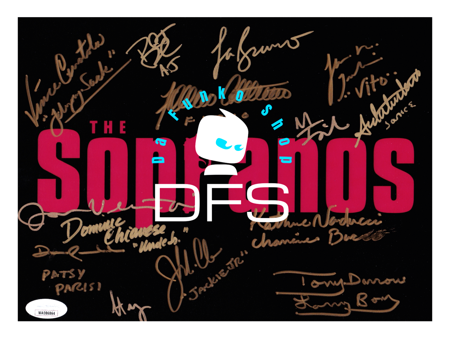 1/1 Rare The Sopranos Framed Authentic Autographed Photograph 8x10 - Picture is Signed by 14 Sopranos Cast Members Signatures are Authenticated By JSA ✅ - DaFunkoShop - Photograph