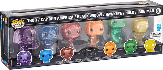 Funko POP! Artist Series: Marvel Infinity Saga - Avengers with Base (6 Pack) Exclusive - 57619 - Da Funko Shop