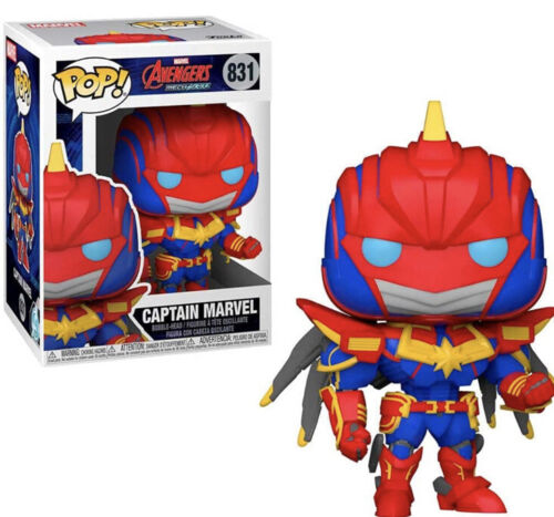 Funko Pop | Marvel Mech Strike - #831 CAPTAIN MARVEL + Free Protector - Da Funko Shop