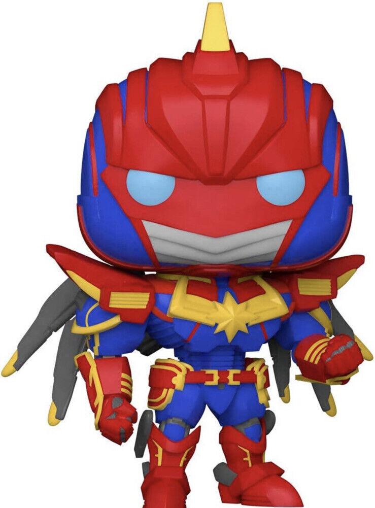 Funko Pop | Marvel Mech Strike - #831 CAPTAIN MARVEL + Free Protector - Da Funko Shop