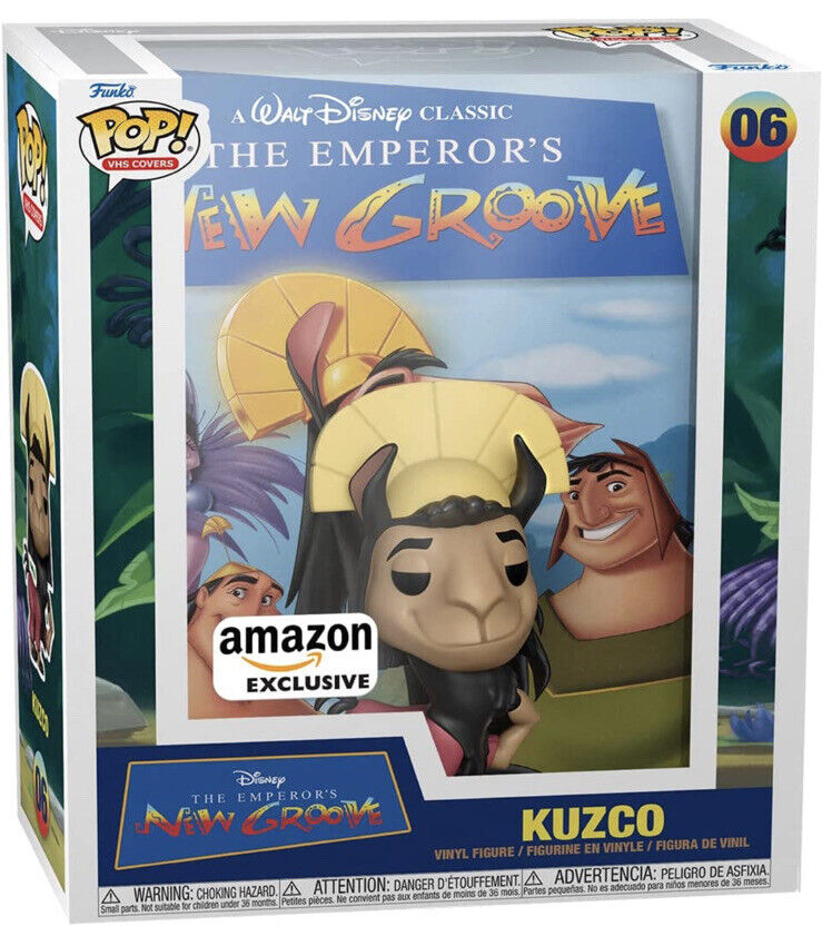Walt Disney Classic Emperor's New Groove - Kuzco as Llama #06 Funko Pop Vinyl VHS Cover Exclusive - DaFunkoShop - Toy