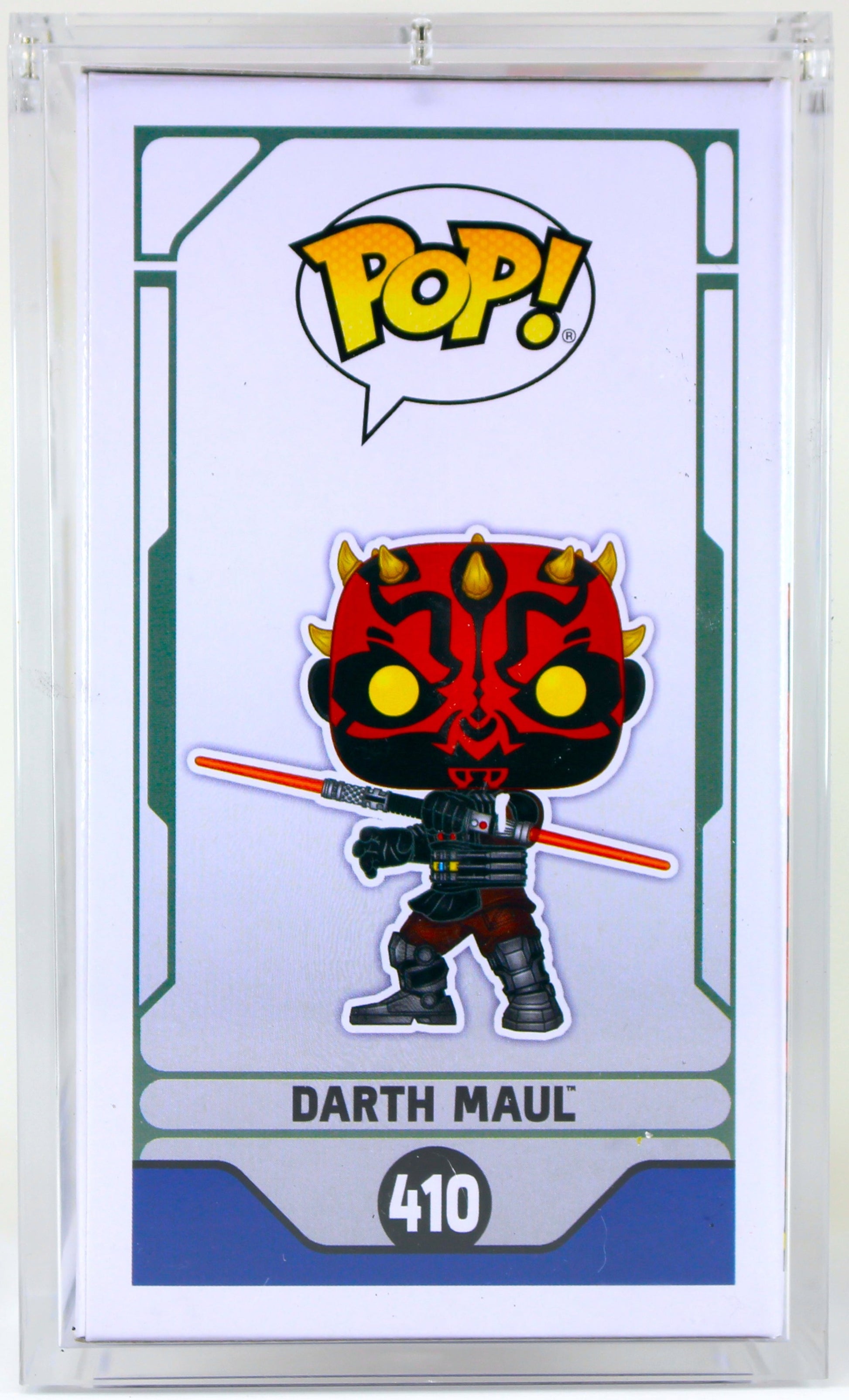 Darth Maul Signed Funko POP! Star Wars - Autographed by Sam Witwer - Signature is Authenticated By SWAU ✅ - DaFunkoShop - Funko Pop! Star Wars
