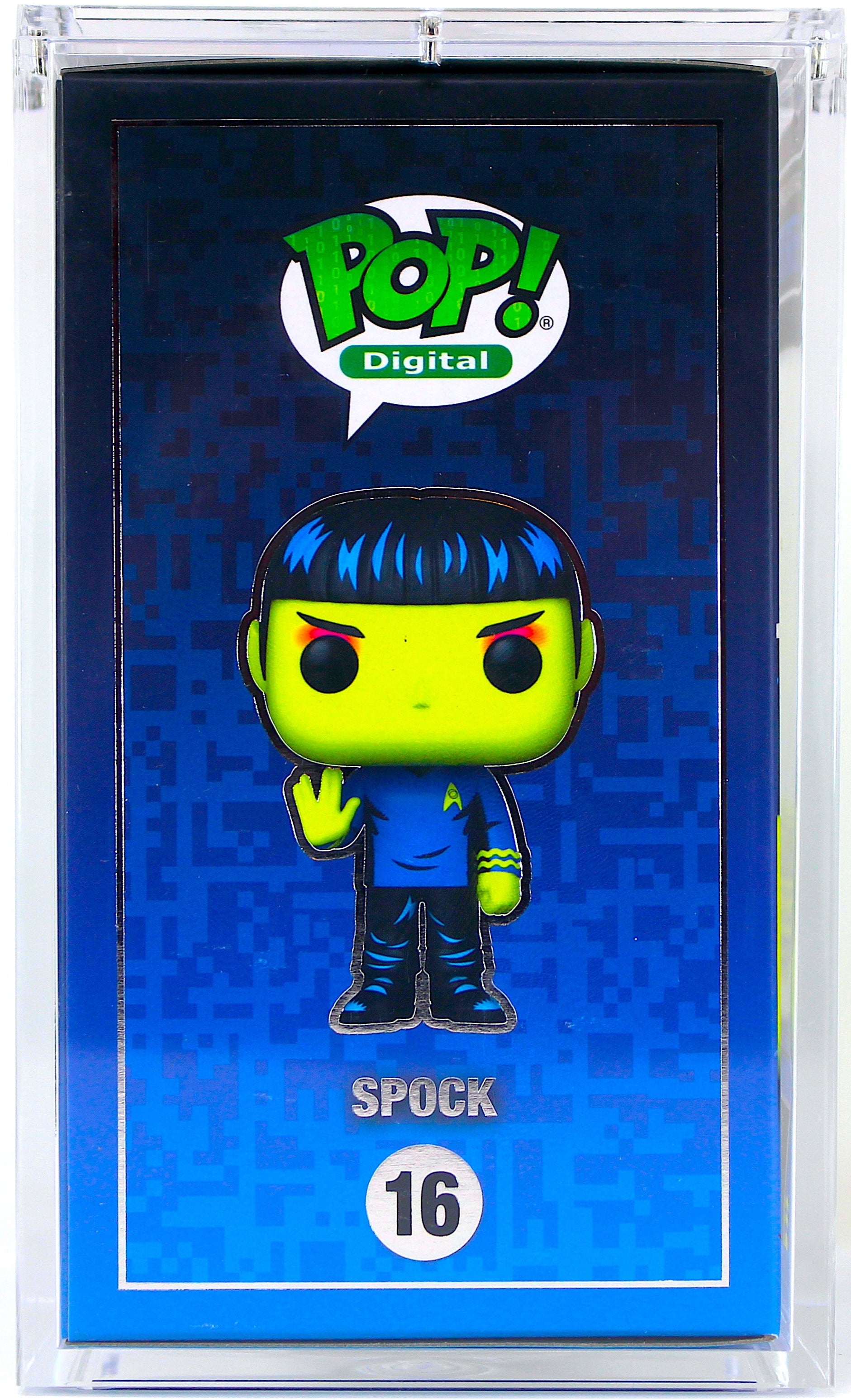 Grail Ultra Rare 1/999 Funko Pop! Digital - Spock  #16 NFT Star Trek Original Series Collection - DaFunkoShop - Funko Pop! Digital