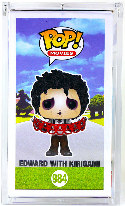 Johnny Depp Signed Funko Pop! Movies #984 Edward Scissorhands With Kirigami Signature is Authenticated By Beckett ✅ - DaFunkoShop - Funko Pop! Movies