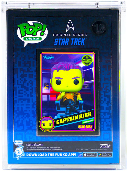 Legendary Rare Funko Pop! Digital - Captain Kirk  #18 NFT Star Trek Original Series Collection 1/1967 - DaFunkoShop - Funko Pop! Digital