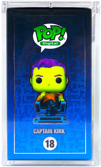 Legendary Rare Funko Pop! Digital - Captain Kirk  #18 NFT Star Trek Original Series Collection 1/1967 - DaFunkoShop - Funko Pop! Digital