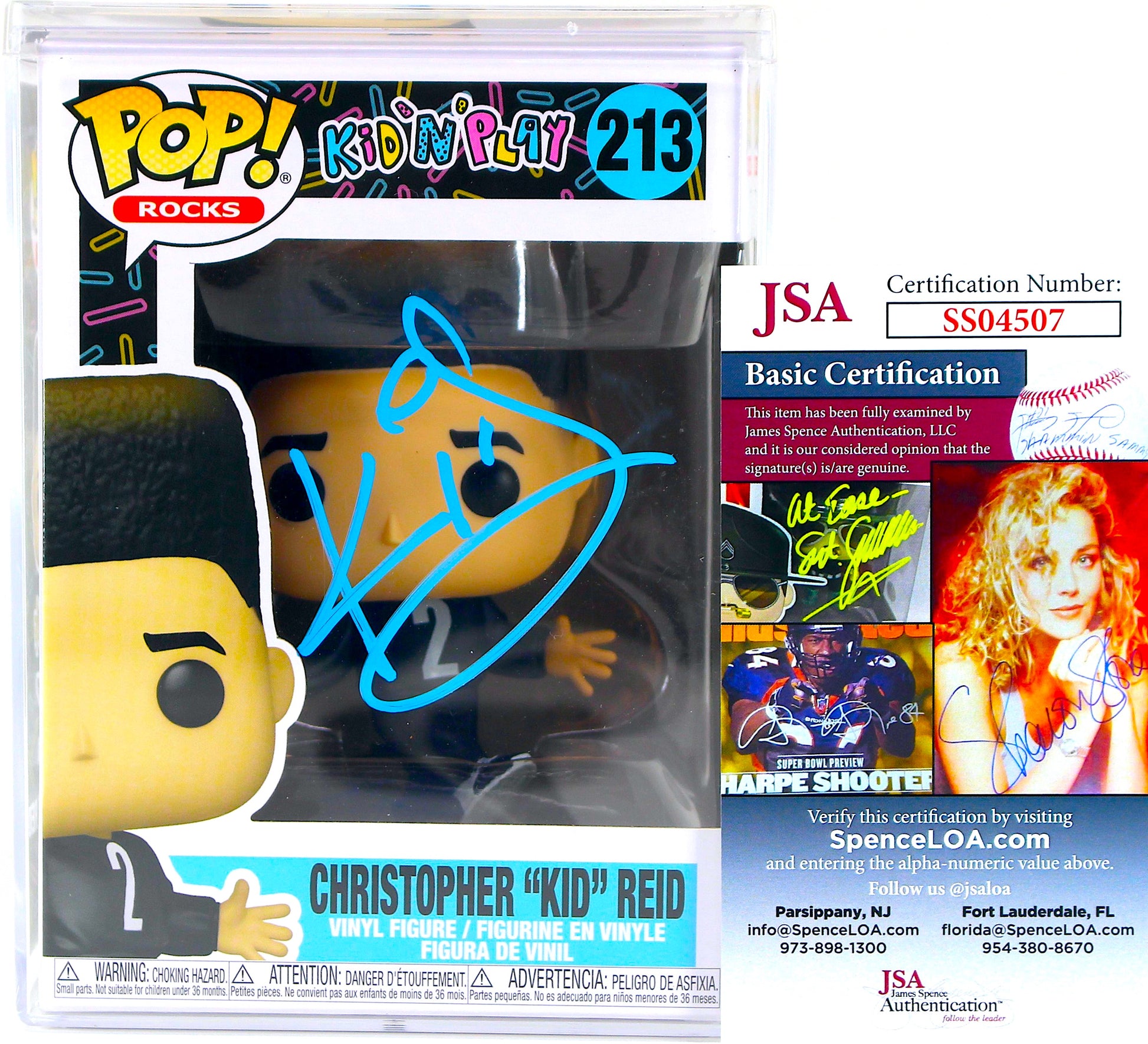 Chris Reid Autograph Signed Funko Pop! Movies  - Kid N' Play Signature is Authenticated by JSA ✅ - DaFunkoShop - Funko Pop! Movies