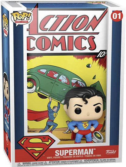 🔥 New FUNKO POP! COMIC COVER: DC Superman #1 Action Comic Vinyl Figure - DaFunkoShop - Comic Cover