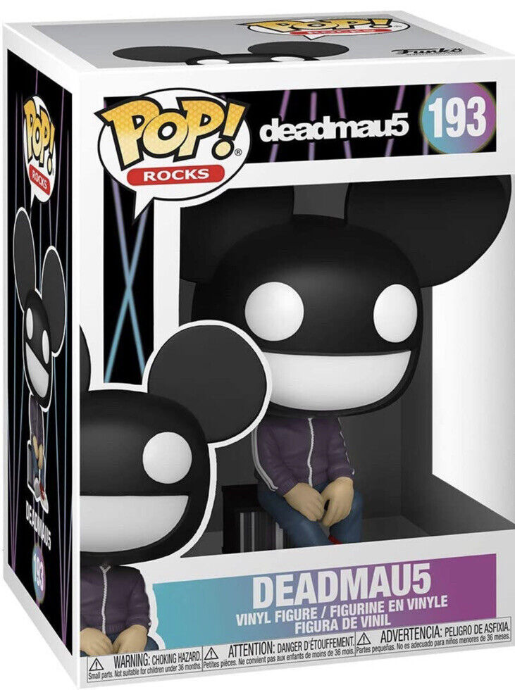 New Mint Funko Pop! #193 Rocks Deadmau5 in His Trademark Mask Comes with Free Box Protector - Da Funko Shop