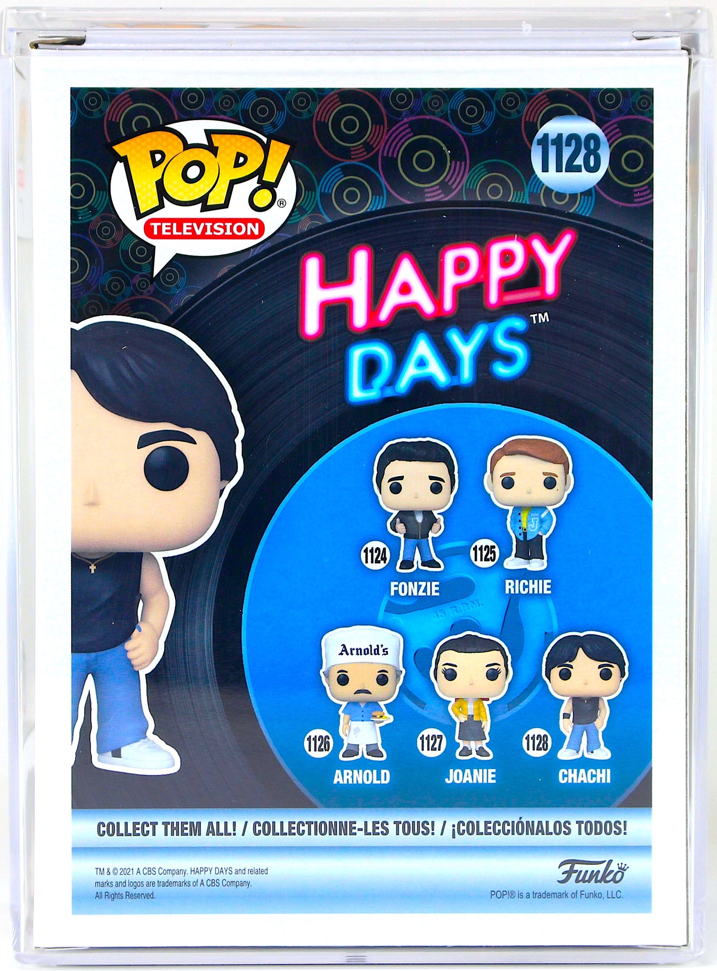 Funko Pop! Television Happy Days Chachi #1128 Scott Baio Signed Autograph - Signature is Authenticated By Beckett ✅ - DaFunkoShop - Funko Pop! Television