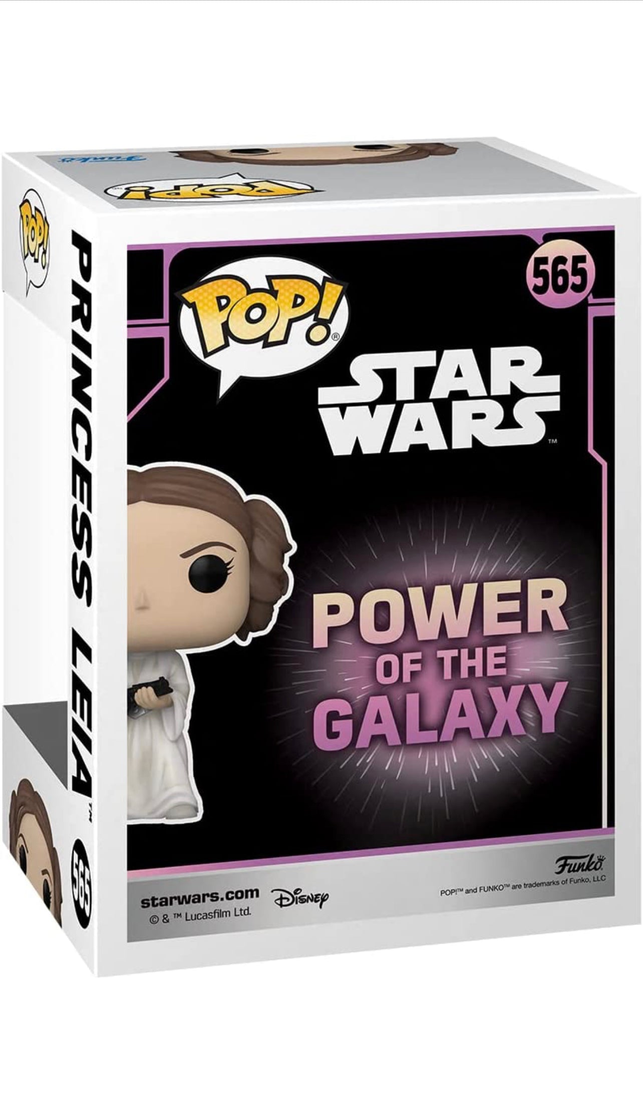 Funko Pop! Star Wars: Power of The Galaxy - Leia, #565 (66481) Exclusive - DaFunkoShop - Funko Pop! Star Wars