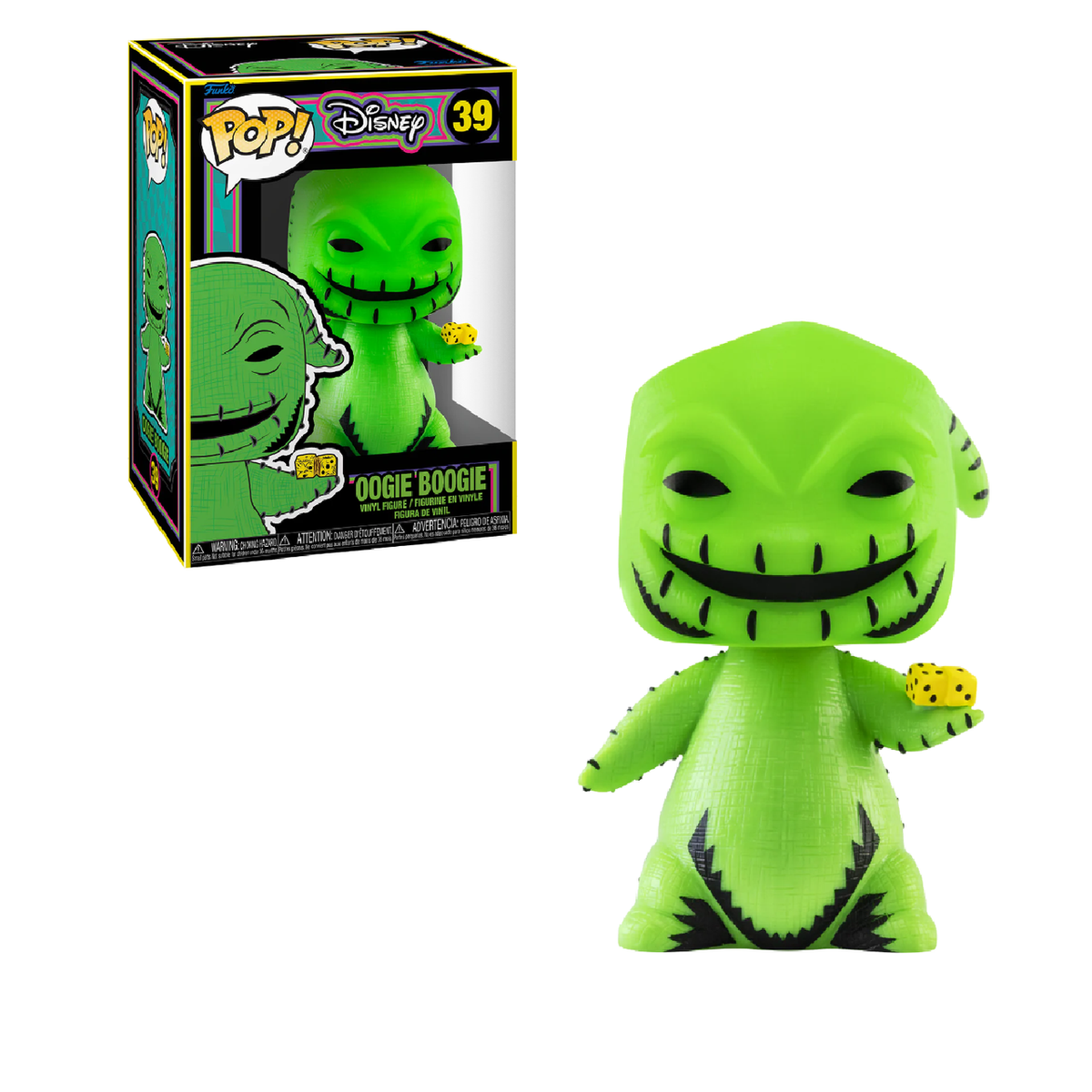 Funko Pop Vinyl Figurine Blacklight Zero #71 - Nightmare Before