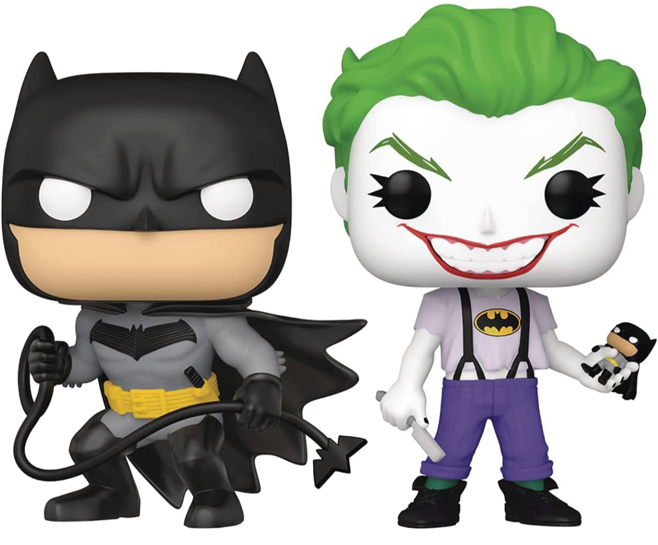 Funko San Diego Comic-Con 2021 Exclusive Pop! DC Heroes: Batman White Knight: Batman & Joker Vinyl Figure 2-Pack - Da Funko Shop