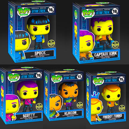 Grail Rare Funko Pop! Digital - Star Trek OS NFT Collection Full Set + 1/1 Autographed Captain Kirk. - DaFunkoShop - Funko Pop! Digital