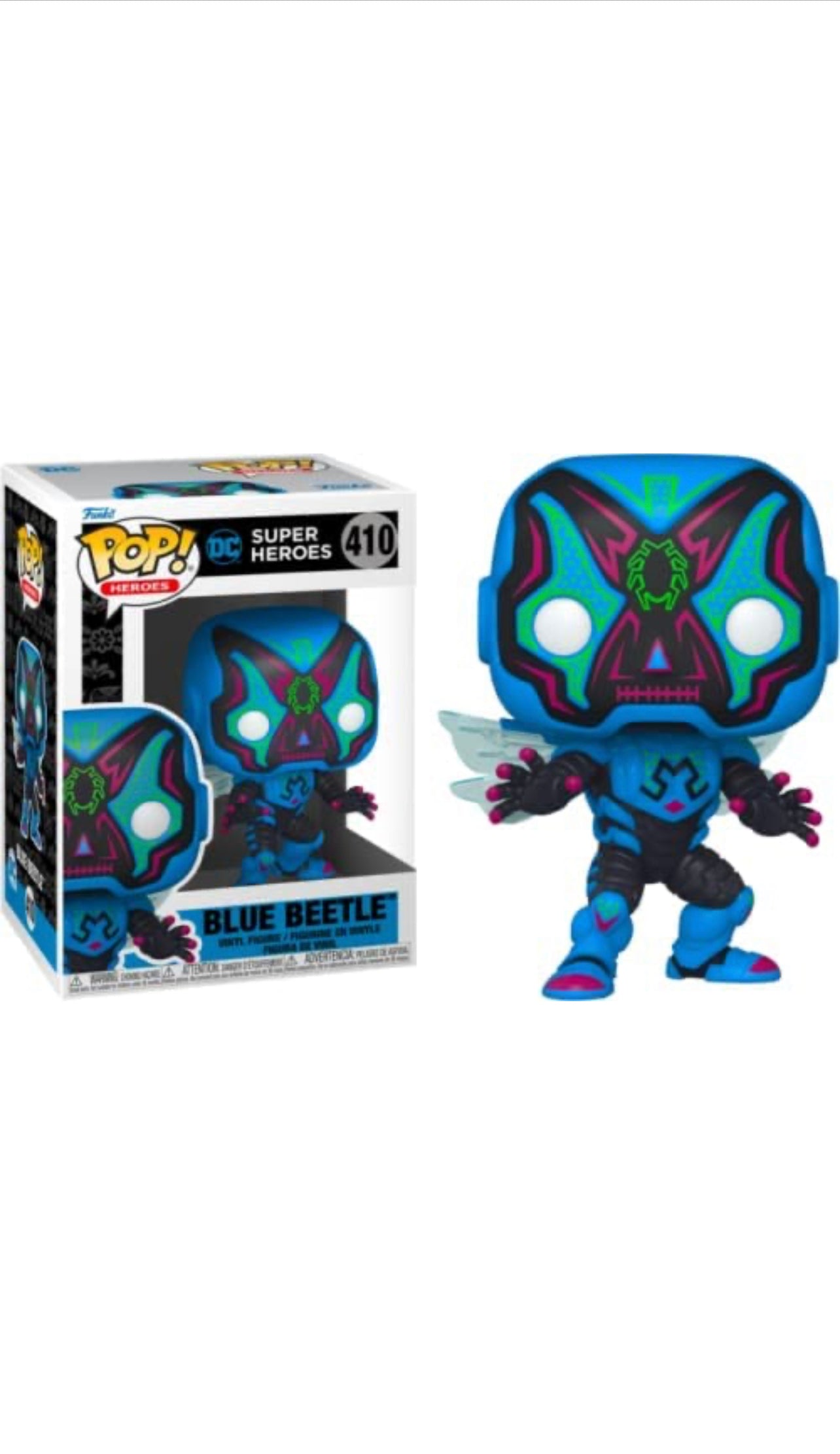 Funko Pop! Heroes: Dia De Los DC - Blue Beetle #410 - DaFunkoShop - Funko Pop! Heroes DC