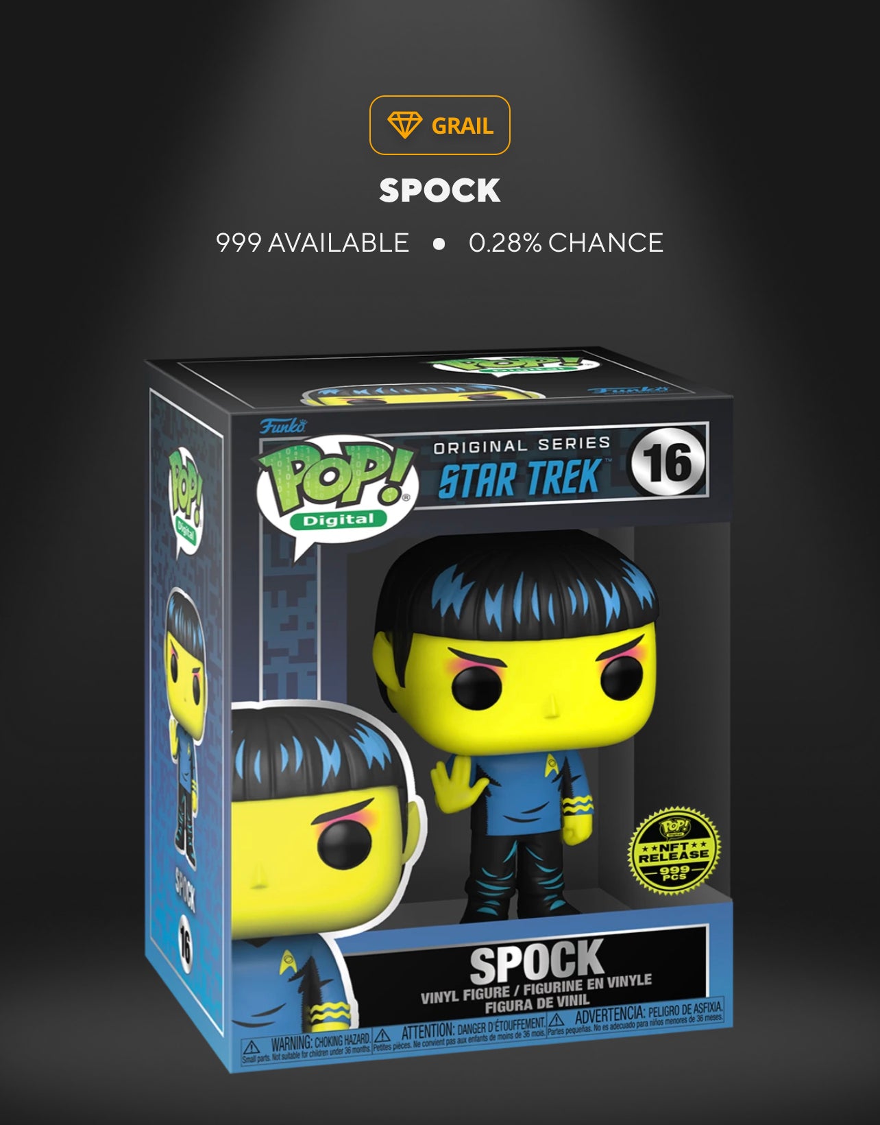 Grail Rare Funko Pop! Digital - Star Trek OS NFT Collection Full Set - DaFunkoShop - Funko Pop! Digital