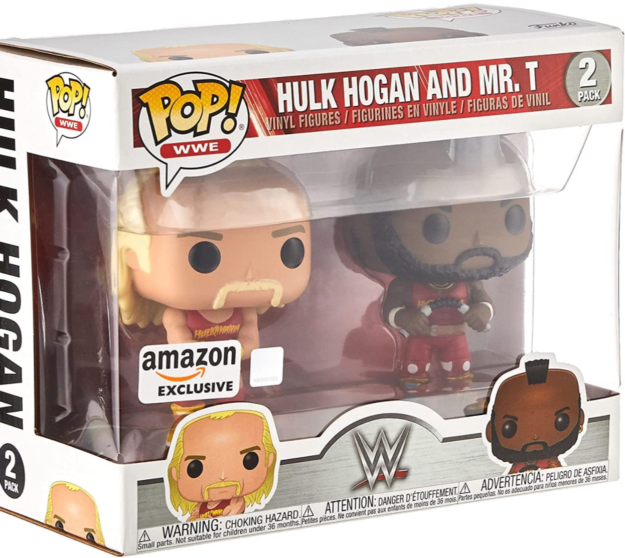 Funko Pop! WWE - Hulk Hogan & Mr. T, Hulkamania 2 Pack, Exclusive (51720) - Da Funko Shop