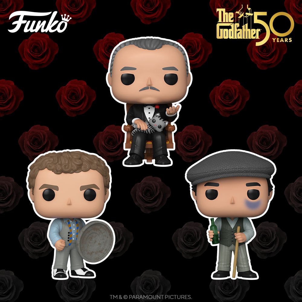 Funko Pop! Movies - The Godfather 50th Anniversary Full Set Of 3 Vito Corleone - Michael Corleone - Sonny Corleone - DaFunkoShop - Funko Pop! Movies