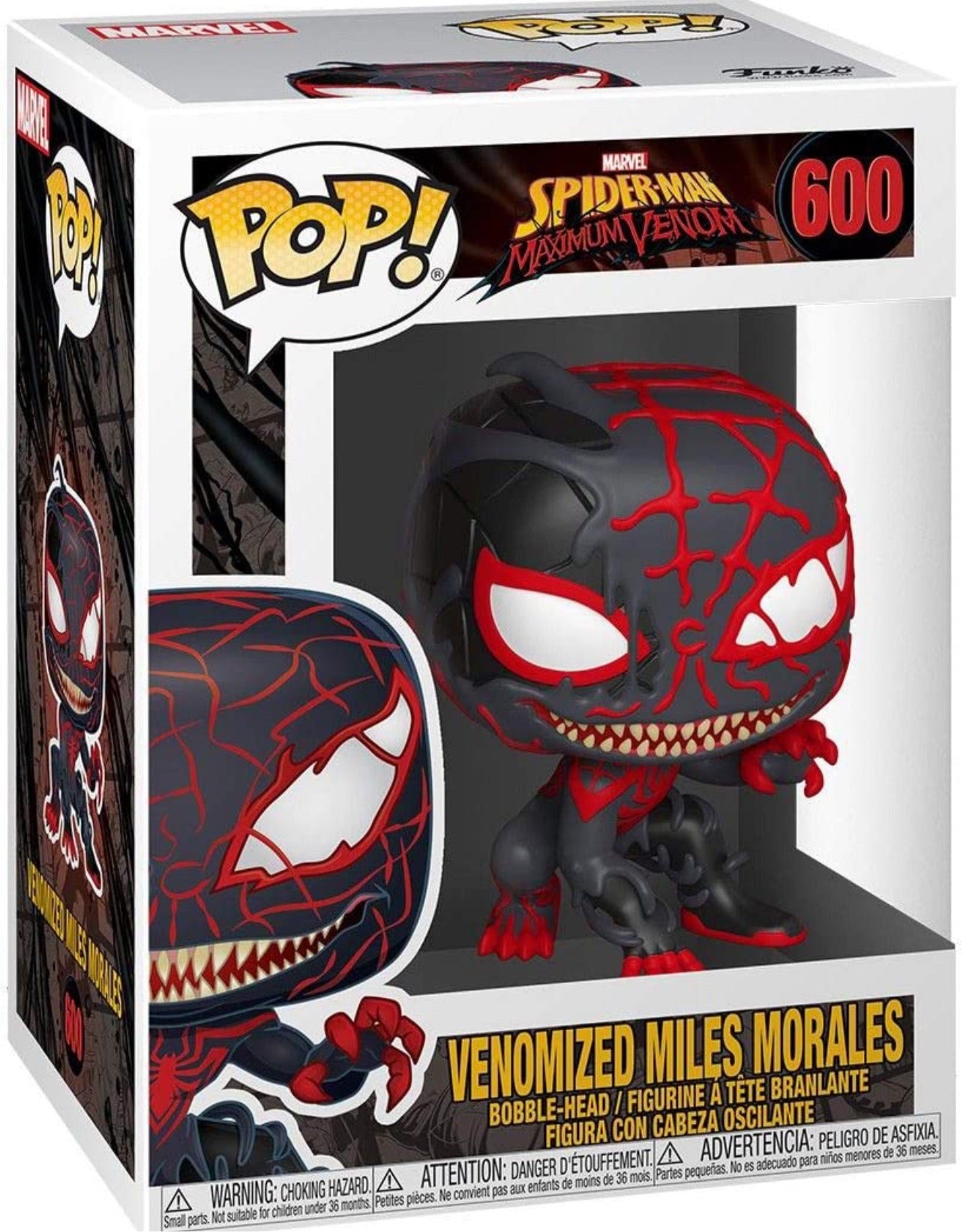 Funko Pop! #600 Marvel: Marvel Venom - Miles Morales - Da Funko Shop