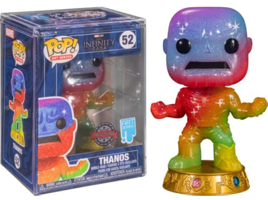 Marvel Infinity Saga Thanos Art Series Pop! Vinyl Figure with Premium Pop! +Free Hard Case Protector EE Exclusive #52 - DaFunkoShop - Funko Pop! Art Series