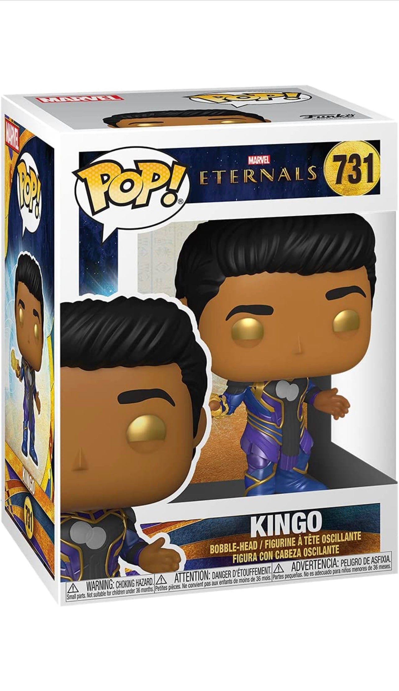 Funko Pop! Marvel: Eternals - Kingo #731 - DaFunkoShop - Funko Pop! Marvel : Eternals