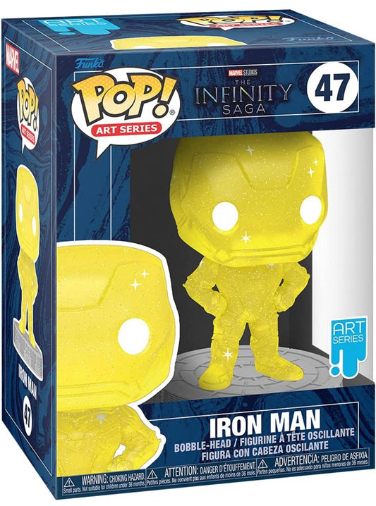 Funko Pop! Art Series: Marvel Infinity Saga - Iron Man #47 Exclusive 57617 + FREE HARD CASE PROTECTOR - DaFunkoShop - Funko Pop! Art Series