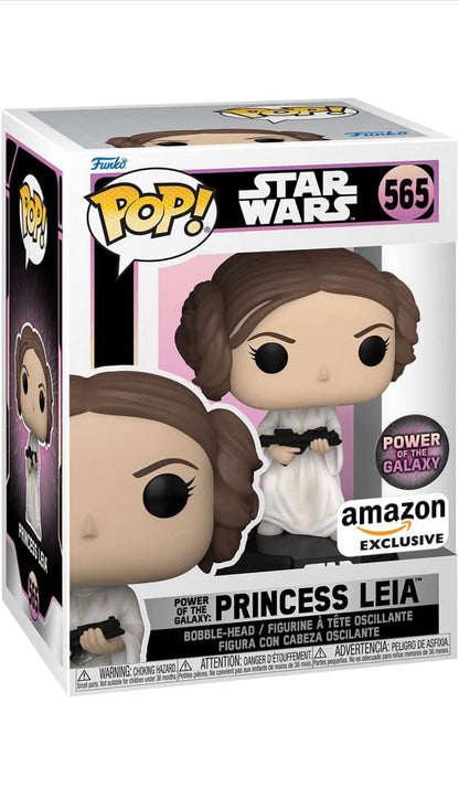 Funko Pop! Star Wars: Power of The Galaxy - Leia, #565 (66481) Exclusive - DaFunkoShop - Funko Pop! Star Wars