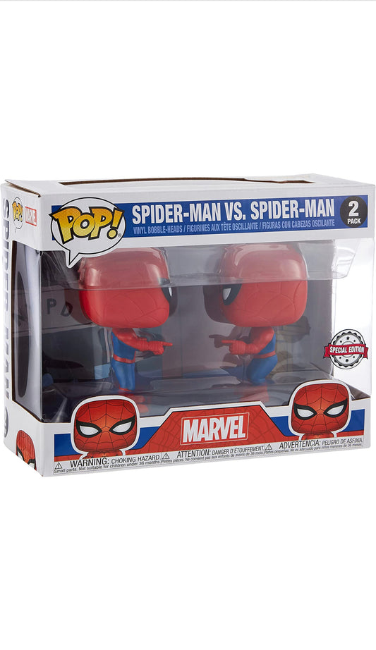 Funko POP! Spider-Man Vs Spider-Man 2 Pack EE Exclusive - DaFunkoShop - Funko Pop! Marvel