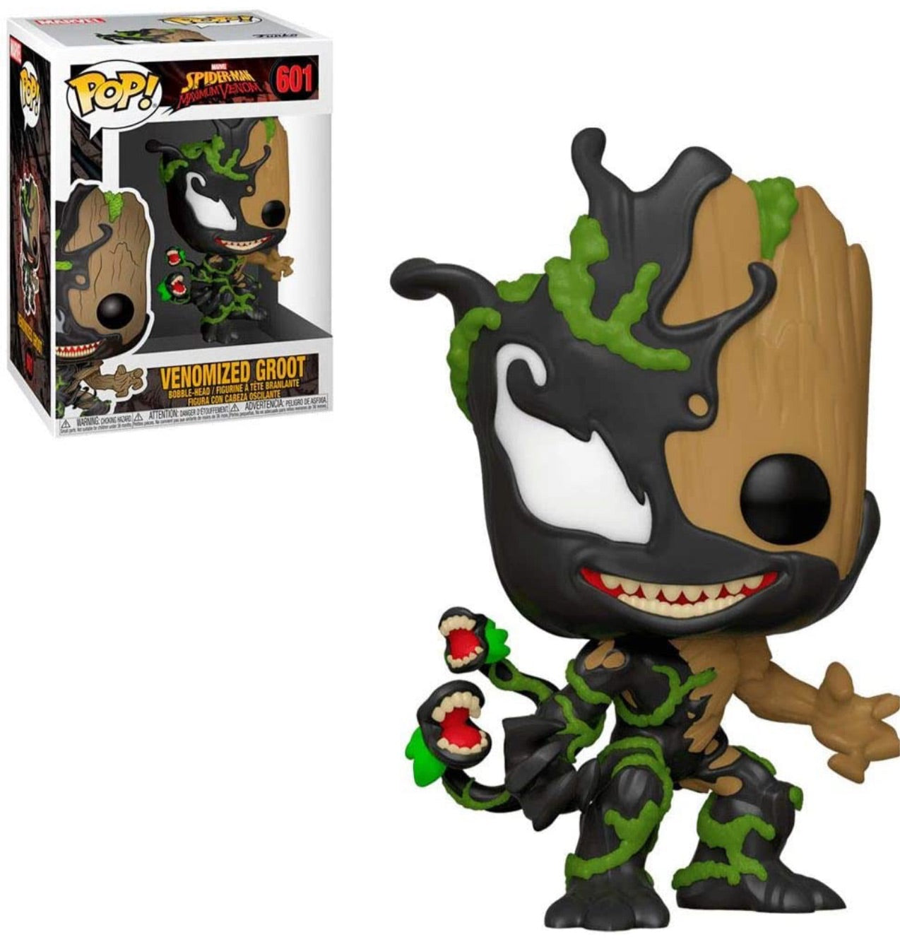 Funko Pop! Marvel: Marvel Venom - Groot Venomized Groot #601 - - Da Funko Shop