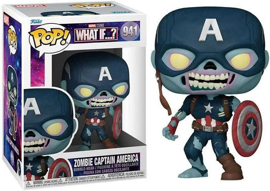 Funko Pop! Marvel: What If? - Zombie Captain America #941 - 57375 - DaFunkoShop - Funko Pop! Marvel : What If