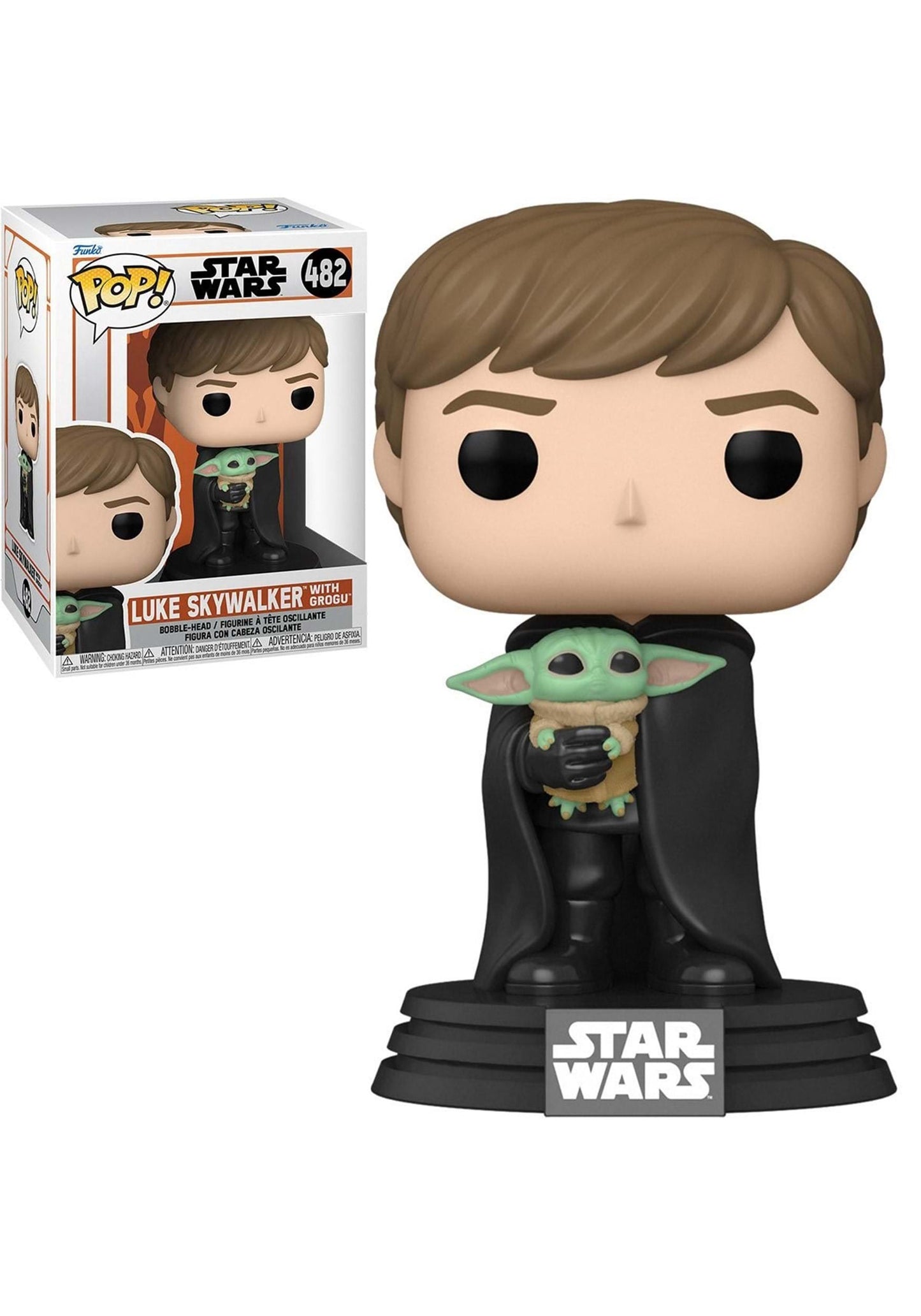 Funko Pop! Star Wars: Mandalorian- #482 Luke with Child GROGU (58290) - DaFunkoShop - Funko Pop! Star Wars