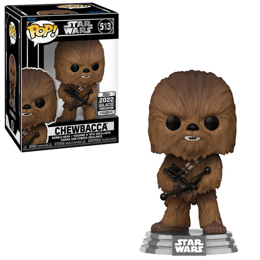 FUNKO POP! Star Wars #513 Chewbacca 2022 Galactic Convention Exclusive - DaFunkoShop - 